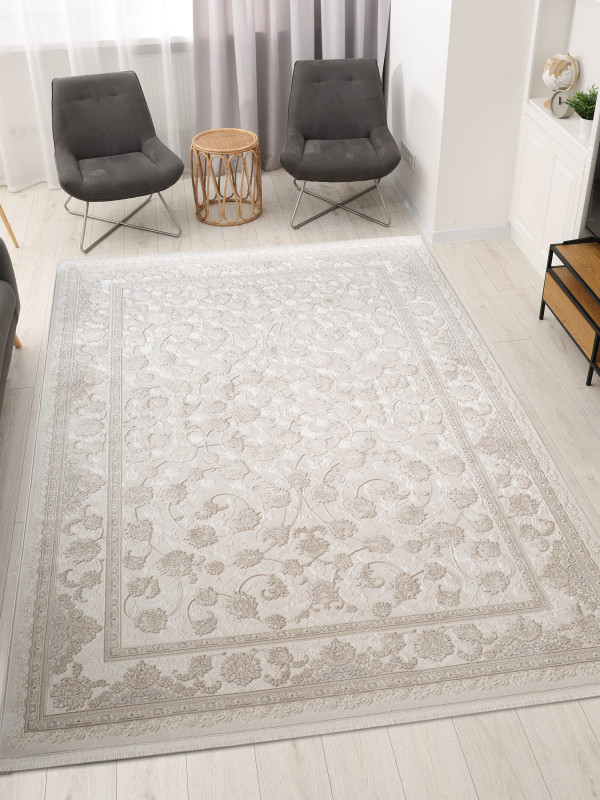 Ковер 27386A - BEIGE / D.BEIGE - Прямоугольник - коллекция MARDIN