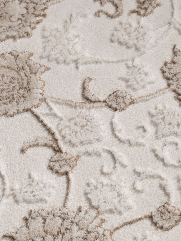 Ковер 27386A - BEIGE / D.BEIGE - Прямоугольник - коллекция MARDIN