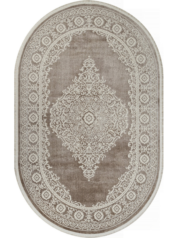 Ковер 26468A - CREAM / D.BEIGE - Овал - коллекция MARMARIS