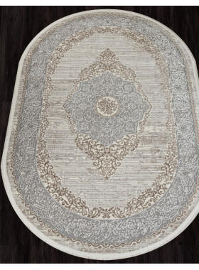 Ковер 26913A - GRY / D.BEIGE - Овал - коллекция MARMARIS