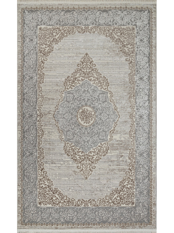 Ковер 26913A - GRY / D.BEIGE - Прямоугольник - коллекция MARMARIS