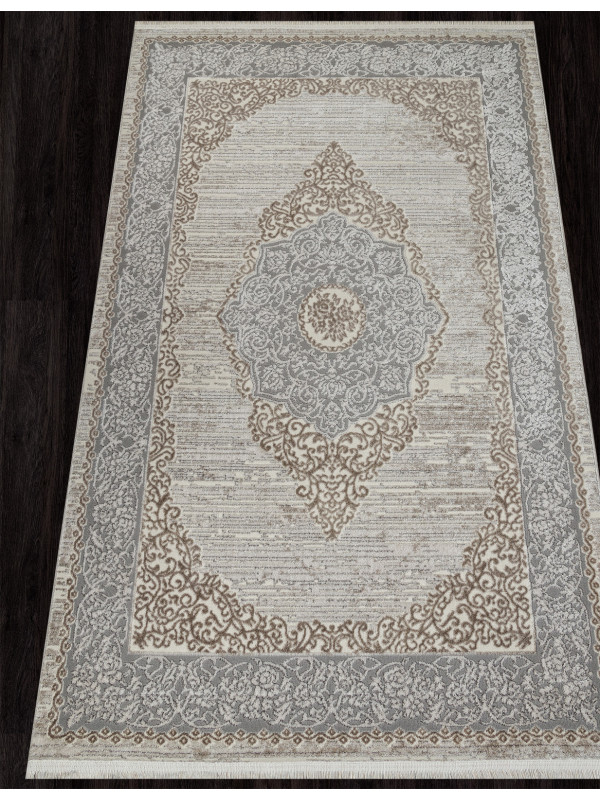 Ковер 26913A - GRY / D.BEIGE - Прямоугольник - коллекция MARMARIS