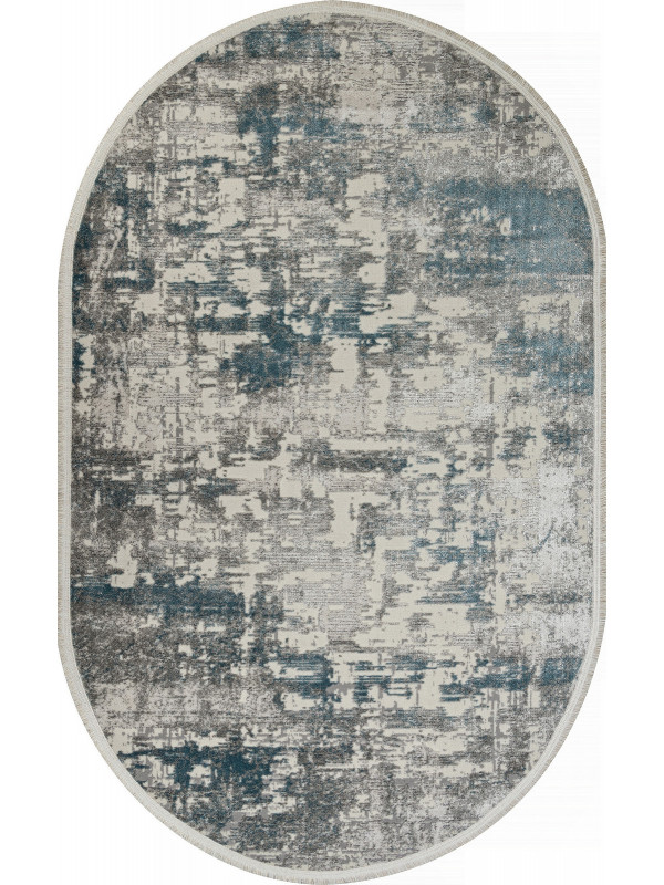 Ковер 26941A - GRY / BLUE - Овал - коллекция MARMARIS