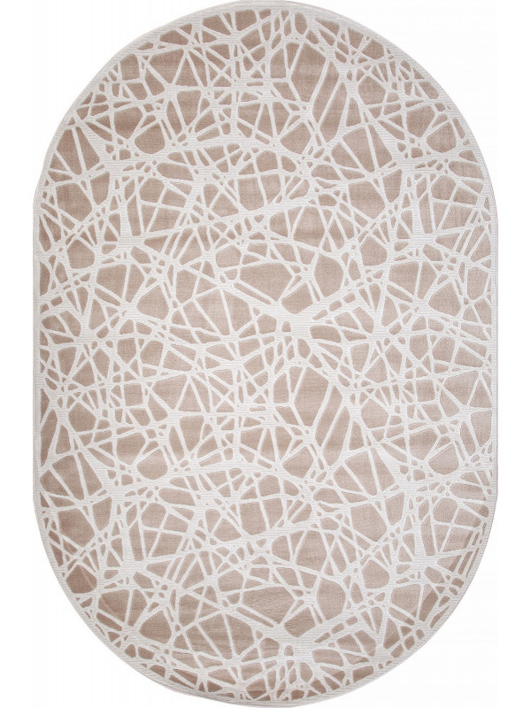 Ковер D967 - BEIGE - Овал - коллекция MIRANDA