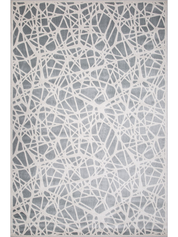Ковер D967 - BLUE-CREAM - Прямоугольник - коллекция MIRANDA