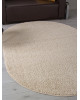 Ковер T600 - LIGHT BEIGE - Овал - коллекция MOKKO