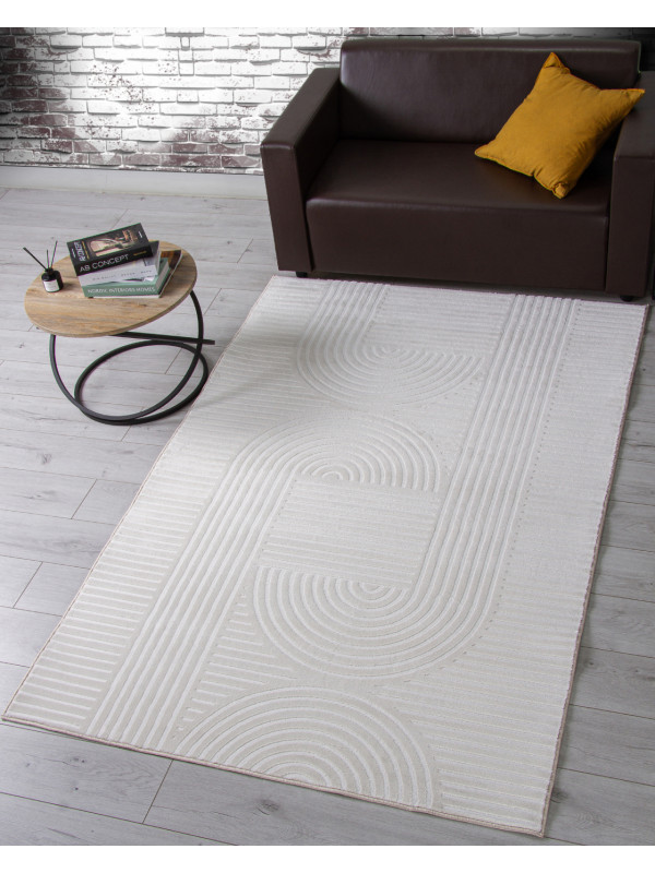 Ковер F537 - CREAM - Прямоугольник - коллекция MONBLAN