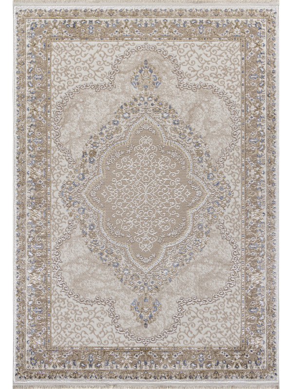 Ковер 27226 - BEIGE / BLUE - Прямоугольник - коллекция MOSSO