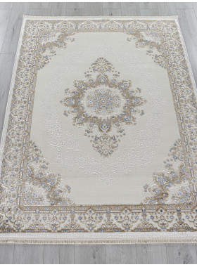 Ковер 27236A - CREAM / NAVY - Прямоугольник - коллекция MOSSO