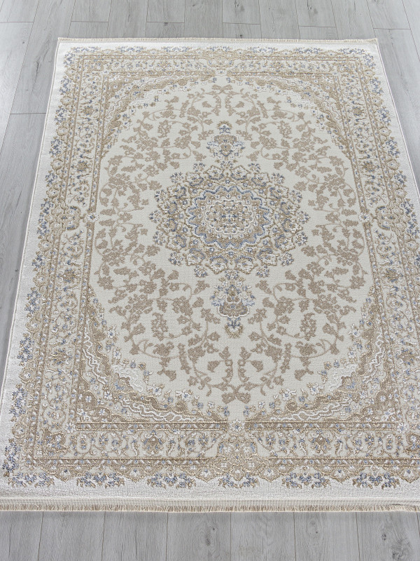 Ковер 27239A - CREAM / BLUE - Прямоугольник - коллекция MOSSO