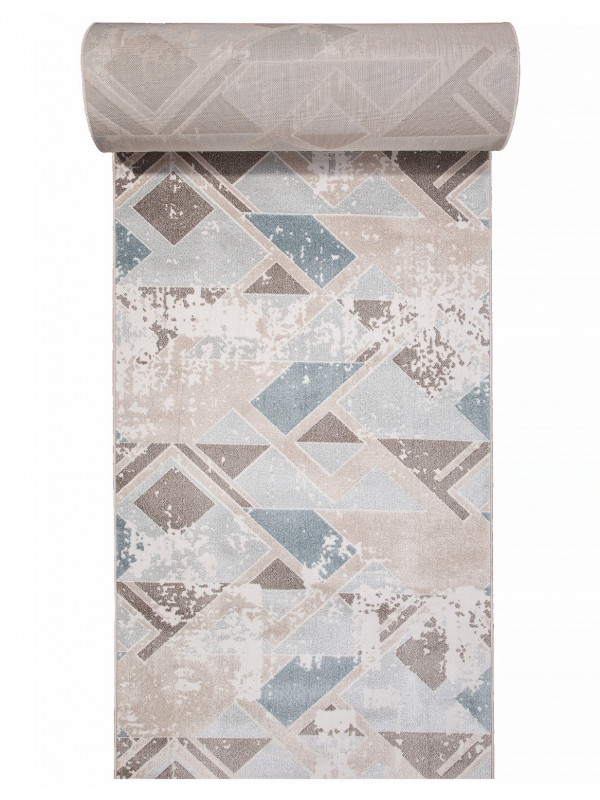 Ковровая дорожка D979 - BEIGE-BLUE - коллекция NATUREL