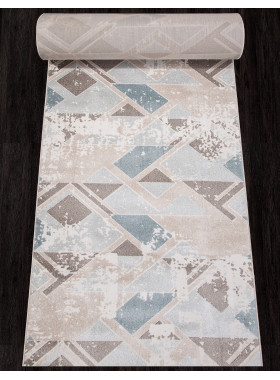 Ковровая дорожка D979 - BEIGE-BLUE - коллекция NATUREL