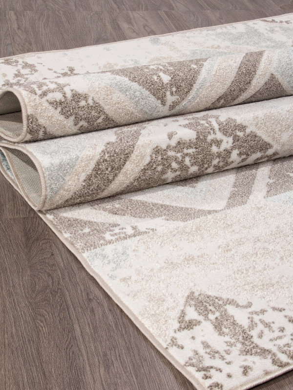 Ковер D979 - BEIGE-BLUE - Прямоугольник - коллекция NATUREL