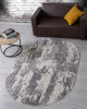 Ковер F229 - GRAY - Овал - коллекция NATUREL