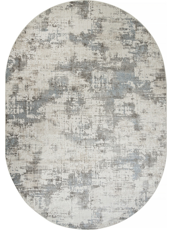 Ковер F230 - BEIGE-BLUE - Овал - коллекция NATUREL