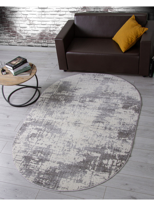 Ковер F230 - GRAY - Овал - коллекция NATUREL