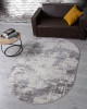 Ковер F230 - GRAY - Овал - коллекция NATUREL
