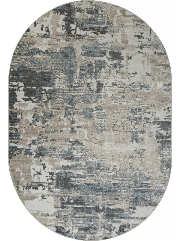 Ковер F231 - BEIGE-BLUE - Овал - коллекция NATUREL