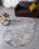 Ковер F231 - GRAY - Овал - коллекция NATUREL