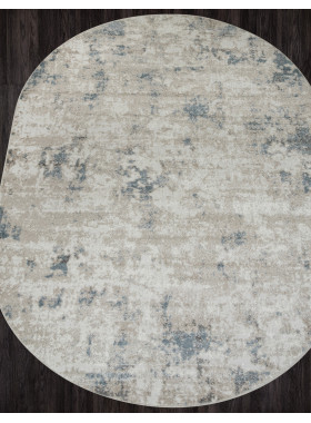 Ковер F232 - BEIGE-BLUE - Овал - коллекция NATUREL