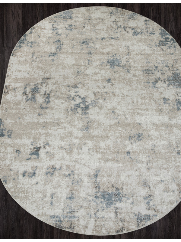 Ковер F232 - BEIGE-BLUE - Овал - коллекция NATUREL
