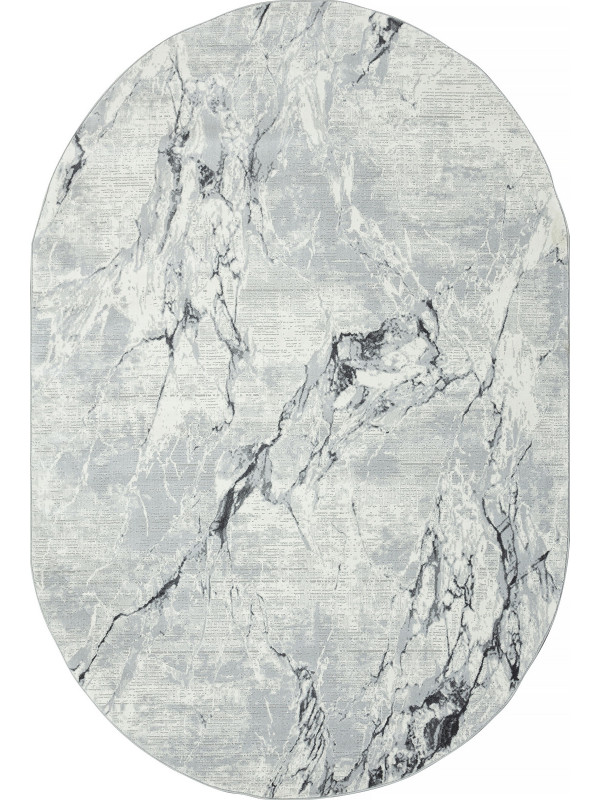 Ковер GL071G - GREY / GREY - Овал - коллекция NENSI
