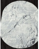 Ковер GL071G - GREY / GREY - Овал - коллекция NENSI