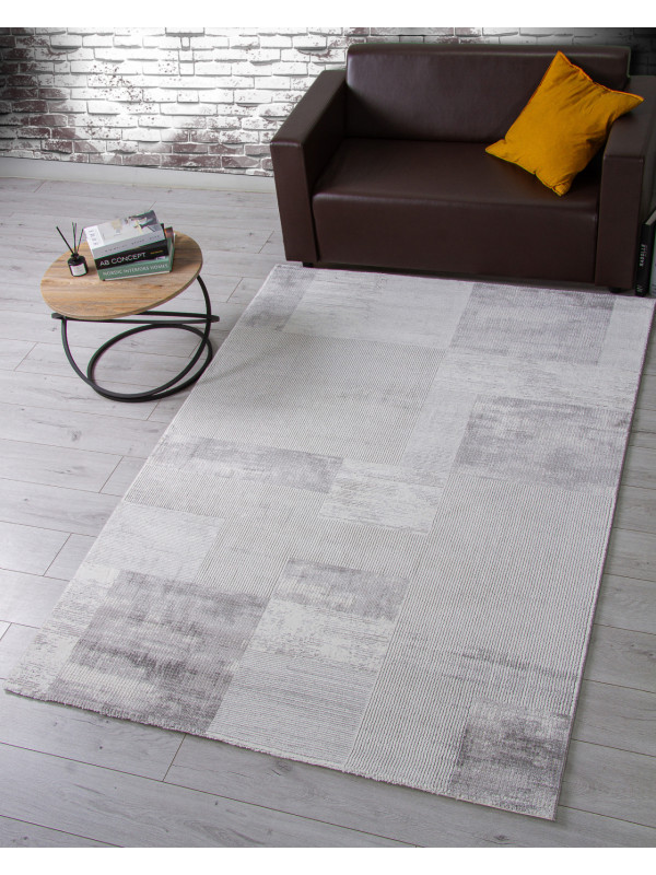 Ковер GL104G - GREY / GREY - Прямоугольник - коллекция NENSI