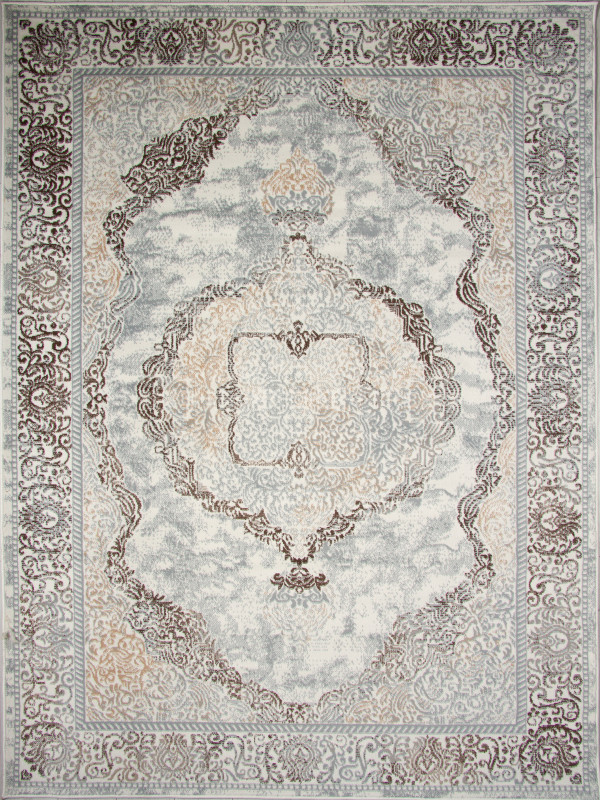 Ковер 26491A - BEJ / TOZ GRI - Прямоугольник - коллекция NESTA