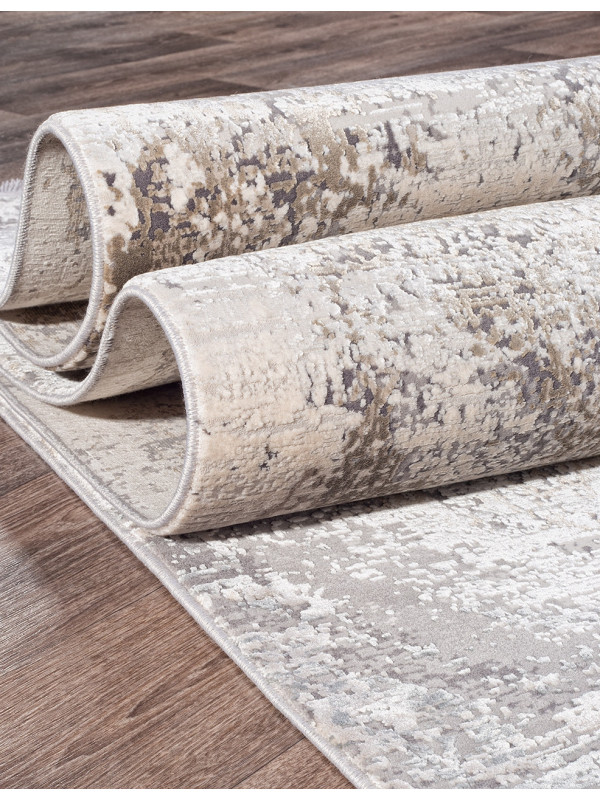 Ковер M205D - C.D.GRAY / D.BEIGE - Прямоугольник - коллекция OLIMPOS