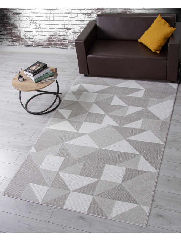 Ковер F603 - GRAY - Прямоугольник - коллекция OSTIN