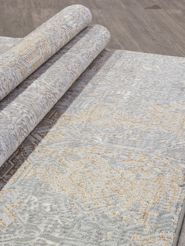 Ковер F281 - GRAY-GREEN - Прямоугольник - коллекция PALERMO