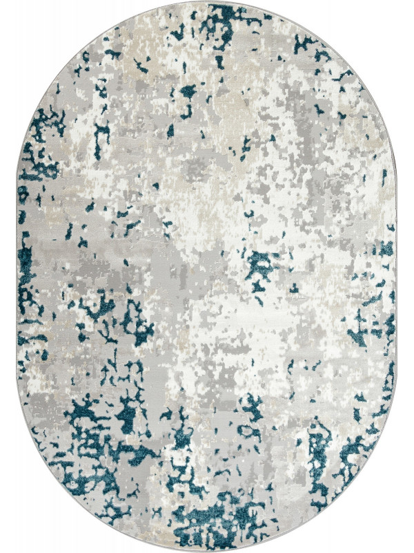 Ковер F283 - GRAY - Овал - коллекция PALERMO