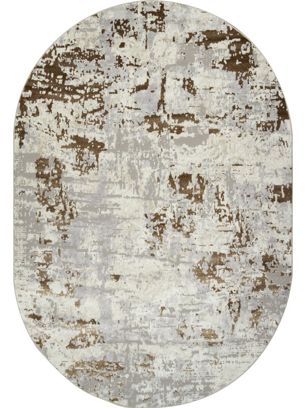 Ковер F284 - BEIGE-GREEN - Овал - коллекция PALERMO