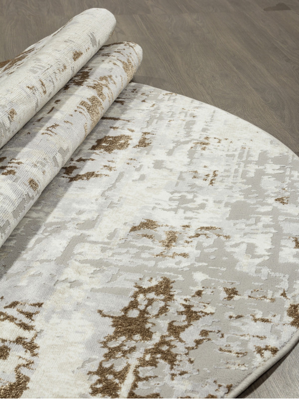 Ковер F284 - BEIGE-GREEN - Овал - коллекция PALERMO