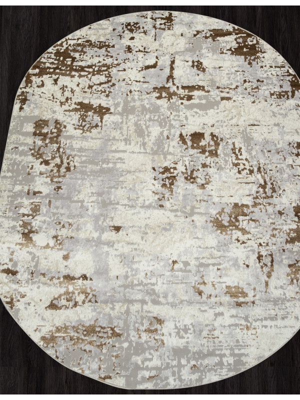 Ковер F284 - BEIGE-GREEN - Овал - коллекция PALERMO