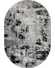 Ковер F284 - DARK GRAY - Овал - коллекция PALERMO