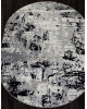 Ковер F284 - DARK GRAY - Овал - коллекция PALERMO