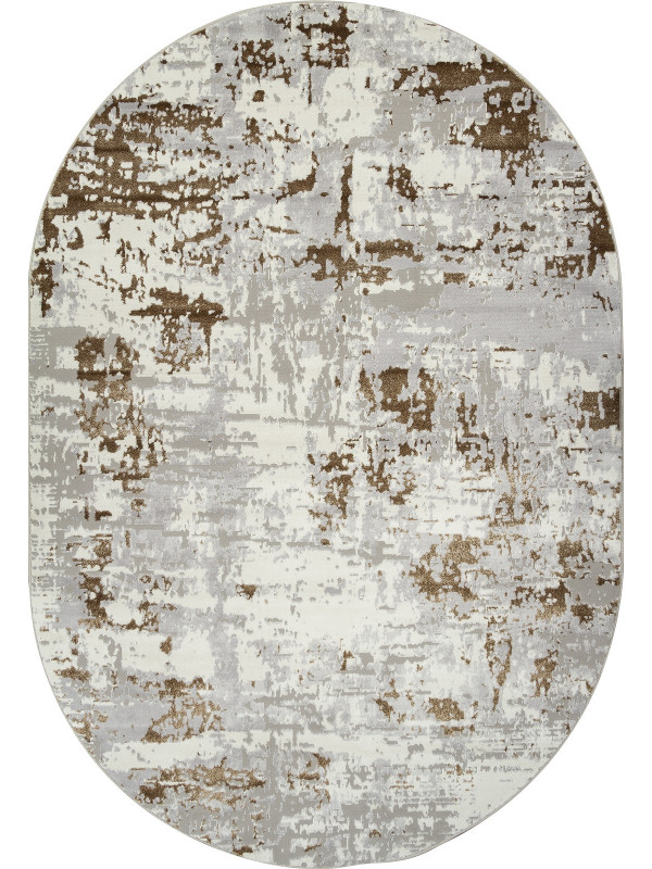 Ковер F284 - GRAY-GREEN - Овал - коллекция PALERMO
