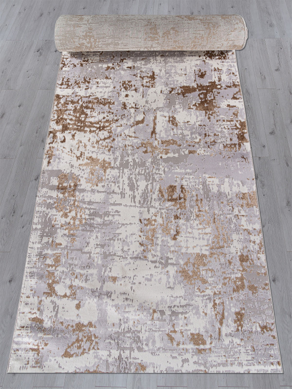 Ковровая дорожка F284 - GRAY-GREEN - коллекция PALERMO