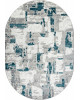 Ковер F288 - GRAY - Овал - коллекция PALERMO
