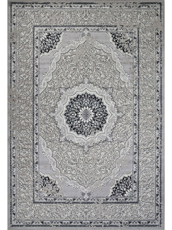 Ковер F294 - DARK GRAY - Прямоугольник - коллекция PALERMO
