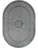 Ковер F294 - GRAY - Овал - коллекция PALERMO