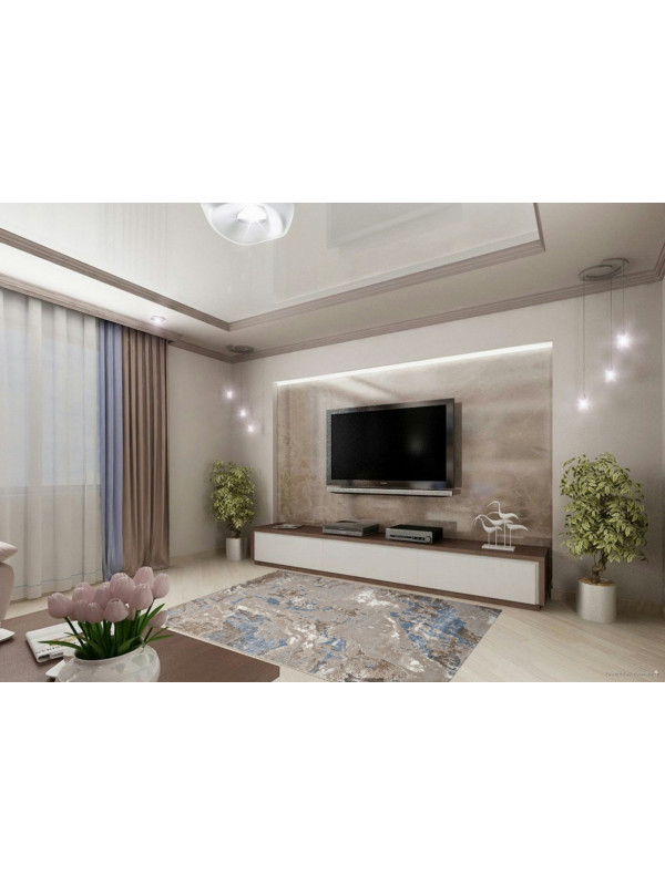 Ковер 00085A - L.BLUE / BEIGE - Прямоугольник - коллекция PARADIZE