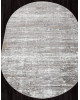 Ковер 00741A - GREY / GREY - Овал - коллекция PARADIZE