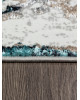 Ковер 01632A - GREY / TURQUOISE - Прямоугольник - коллекция PARADIZE