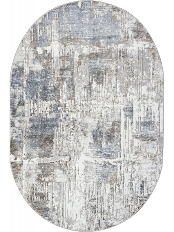 Ковер 06735B - L.BLUE / GREY - Овал - коллекция PARADIZE