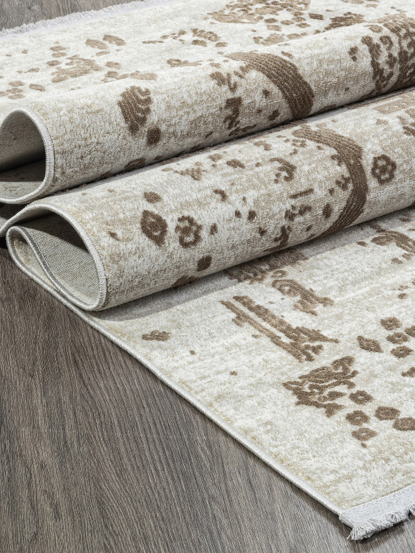 Ковер C765AL - GOLD / BROWN - Прямоугольник - коллекция PERLA