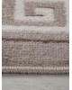 Ковер 06027A - BEIGE / DARK VIZON - Прямоугольник - коллекция PRAGA
