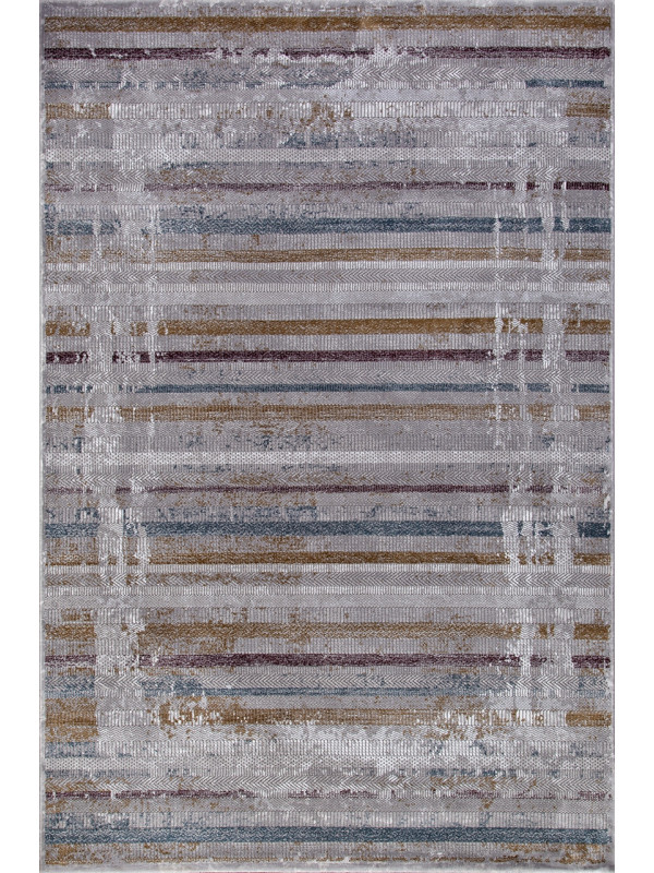 Ковер 03003G - GREY / GREY - Прямоугольник - коллекция QUANTUM